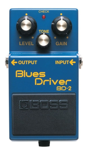 Pedal Boss Bd-2 Blues Driver Distorção Guitarra Analógico