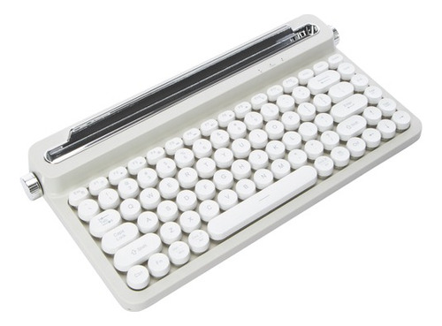 Teclado Mecanico Bluetooth Maquina De Escribir Para Tablet