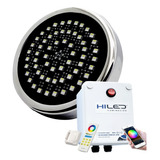 1 Luz Para Pileta Led Rgbw 20w +fuente+control Remoto+wifi