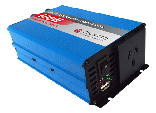 Inversor Corriente 12v/220v 600w Inverter Ficatto