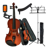 Kit Violino Estudante 4/4 Vivace Mozart Mo44 + Acessórios