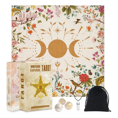 2pzs Tarot Y Oráculo En Español + Tapetes + Accesorios | MercadoLibre