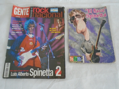 Lote De 1 Cancionero + 1 Revista Del Flaco Spinetta