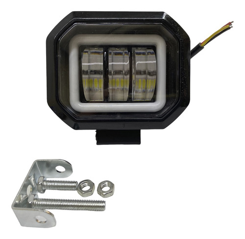 Faro Universal Cuadrado Leds Lupa C/ojo Angel