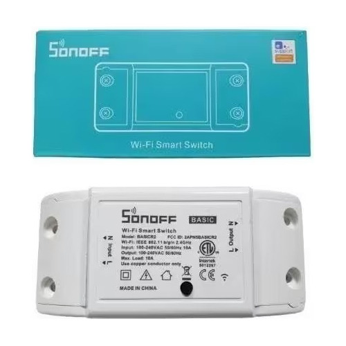 Interruptor Sonoff Basic R2 Wifi Automação Alexa E Google