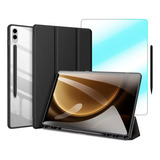 Case Flip Dux +pelicula Para Galaxy Tab S9 Fe Plus Tela 12.4