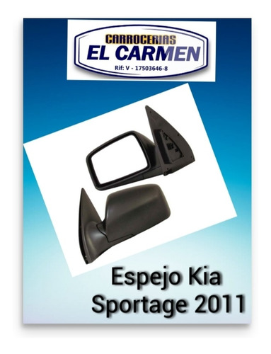  Retrovisor De Kia Sportage 2011 Foto 2