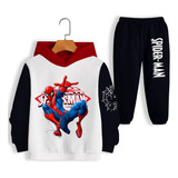 Sudadera De Niño 2pz Sudadera Y Pans Spiderman 11 A 12 Años