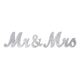 Letrero De Boda Mr And Mrs Signs De Madera Con Letras Platea