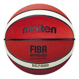 Pelota Basquet Molten Gr6 Caucho Naranja