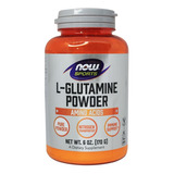 L Glutamine Powder Now Sports Pure Aminoácidos En Polvo, 170 G, Sabor Natural