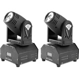 2 Mini Moving Head Beam Led 12w Cree Quadriled Rgbw Dmx Dj