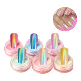 Efecto Tornasol 6 Colores  Para Uñas Acrílicas(12 Kits)