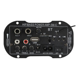 Placa Amplificadora De Áudio Digital Bluetooth Mini 12v 220v