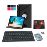 Capa Kit Teclado Mouse Para Tablet Samsung A8 10.5 X200/x205