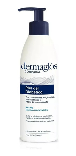 Emulsión Dermaglós Corporal Piel Del Diabético X 300ml