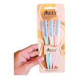 Setx3 Perfiladores Cejas Depiladora Facial Cuchilla Mely