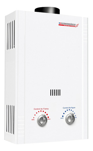 Calentador Instantaneo Boiler 6 Lts Gas Lp 4406 Kruger Color Blanco Tipo De Gas Glp