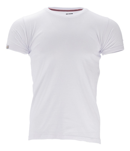 Remera Entallada Hombre Algodon Slim Fit Jersey Peinado A27