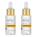 2x Bio-nano C Serum Clareador Com Vitamina C Firmador Bioage