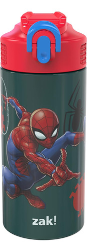 Botella De Agua De Acero Inoxidable Zak  Spiderman  14 ...