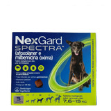 Nexgard Spectra Para Cães De 7,6 Kg A 15 Kg 3 Tabletes