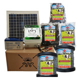 Cerco Electrico Ganadero Kit Solar (60 Km) + 1 Km De Alambre