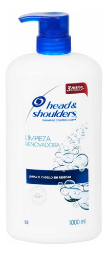 Shampoo Head & Shoulders Limpieza Renovadora 1000ml  1 Lt