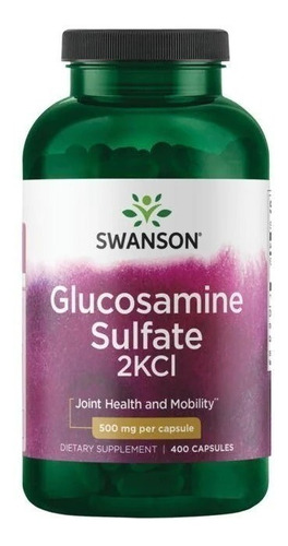 Swanson | Glucosamine Sulfate 2kcl I 500mg I 400 Capsulas