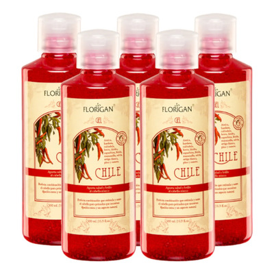 Gel Estimulador De Crecimiento Chile Clásico Florigan 5pzs