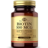 Solgar Biotina 300 Mcg  100 Tabletas