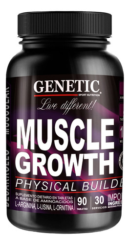 Muscle Growth Genetic Fuerza Aminos Lisina Ornitina Arginina