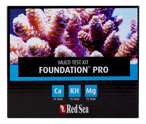 Multi Test Kit  Red Sea Foundation Pro Ca Mg Kh 225 Test