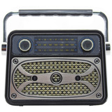 Caixa Som Portátil Bluetooth Recarregável Rádio El183bt