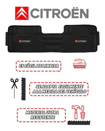 Pisos De Camioneta Citroen C3 C4 Cactus C5 Aircross Pvc Jebe Foto 2