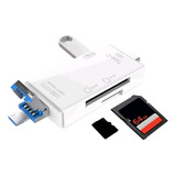 Lector De Tarjetas, Usb Y Micro Sd Para Celulares Y Pc 