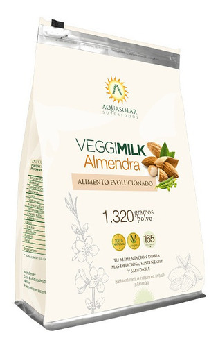 Leche De Almendra Veggimilk 1.320 Grs Para 33 Lts.