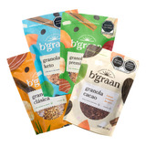 Granola Pack Keto + Cacao + Clásica + Premium B'graan 340 Gr