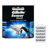 Lâminas De Barbear Masculinas Gillette Sensor 5 Refis
