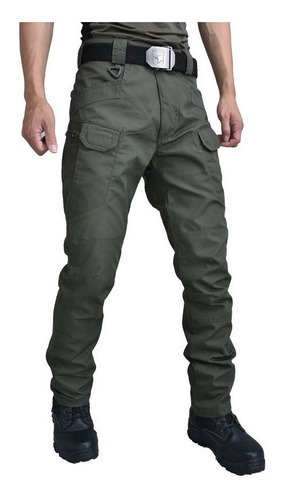 Pantalón Tático Masculino Impermeable Camuflada Militar Ix7