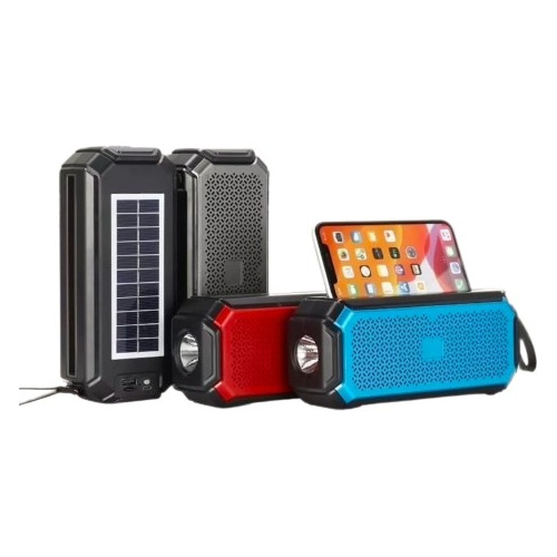 Parlante Solar Recargable Bluetooth, Radio , Lector Pendrive