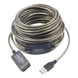 Cable Extension Usb 2.0 Activa Amplificada 15 Mts