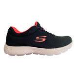 Tenis Skechers Dama Summits 10000mx Marino/coral