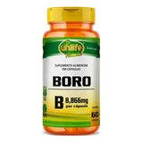 Boro 8mg Unilife Suplemento Mineral 60 Cápsulas Sabor Sem Sabor