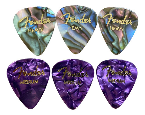 Picks Para Guitarra Fender X6