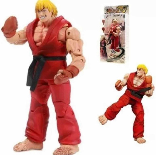 Ken Street Fighter Action Figure Neca Articulada 18cm