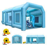 Cabina Inflable Para Pintura Auto Moto 9x6x3.5m Carroceria