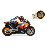 64gb Usb 3.0 Pendrive Cartoon Motocicleta   Alta Velocidade