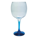 Taça Gin Tônica Haste Colorida 615ml - Allmix Cor Azul