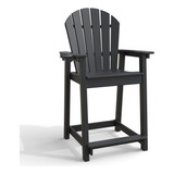 Otsun Tall Adirondack Chair With Cup Holder, Outdoor Balcon.